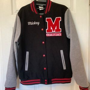 Varsity Mickey Mouse Bomber Jacket